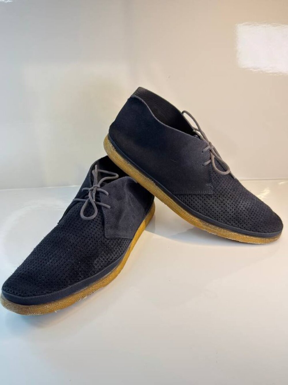 Hugo Boss Men’s Italian Suede Summer Shoes – US 8.5